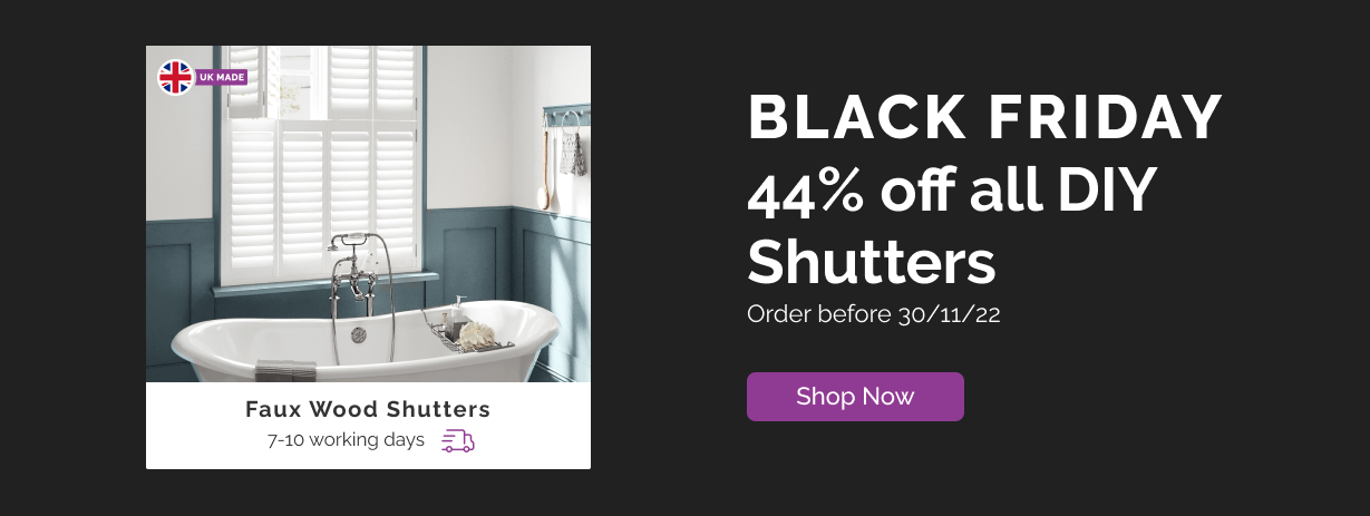 Black Friday DIY Shutters sale